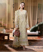 JADE DHANAK STITCH - UNSTITCH-3PC Embroidered Shirt with Digital Printed WOOL SHAL V523